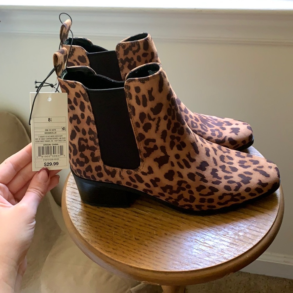 A New Day Cheetah Print Booties